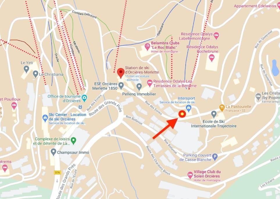 Apartament Le Tronador - 2 Pieces Au Pied Des Pistes Orcières Zewnętrze zdjęcie